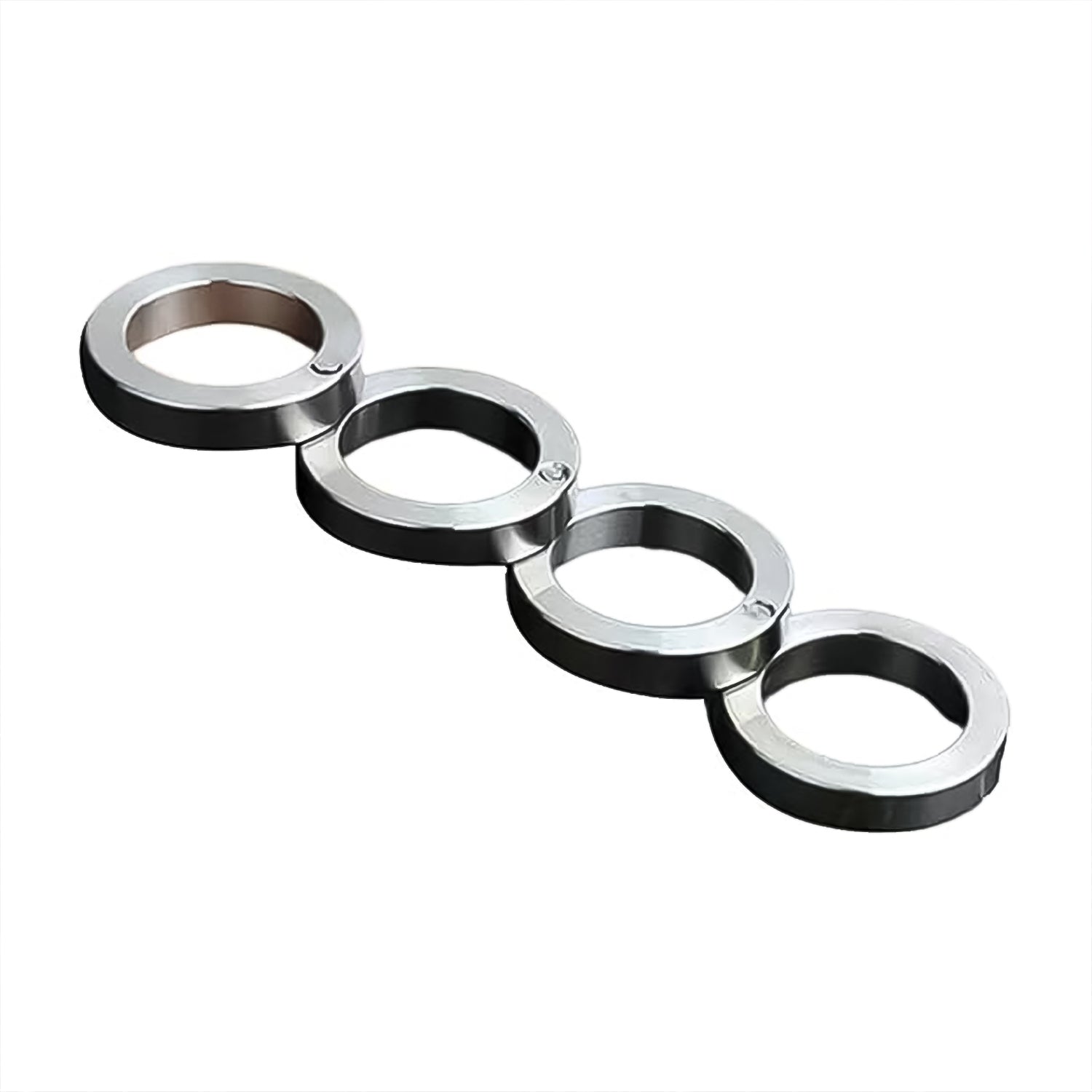 Portable 4 Finger Ring Unique Rotating Folding Ring (1 Set) Portable 4 Finger Ring Unique Rotating Folding Ring (1 Set)